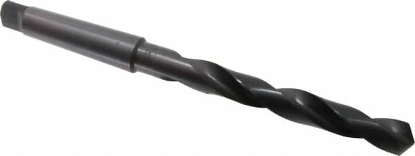 Hertel - 51/64", 3MT 118° Point High Speed Steel Taper Shank Drill Bit - Americas Industrial Supply