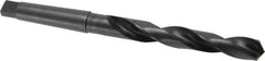 Hertel - 57/64", 3MT 118° Point High Speed Steel Taper Shank Drill Bit - Oxide Finish, 6-1/8" Flute Length, 10-3/4" OAL - Americas Industrial Supply