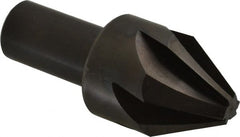 Hertel - 1-1/4" Head Diam, 3/4" Shank Diam, 6 Flute 60° High Speed Steel Countersink - Americas Industrial Supply