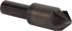 Hertel - 3/4" Head Diam, 1/2" Shank Diam, 4 Flute 82° High Speed Steel Countersink - 2-11/16" OAL, Straight Shank - Americas Industrial Supply