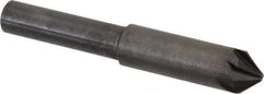Hertel - 5/16" Head Diam, 1/4" Shank Diam, 6 Flute 82° High Speed Steel Countersink - Americas Industrial Supply