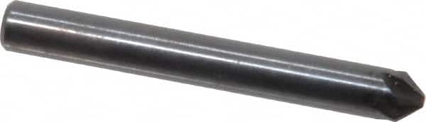 Hertel - 3/16" Head Diam, 3/16" Shank Diam, 6 Flute 82° High Speed Steel Countersink - Americas Industrial Supply