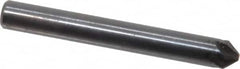 Hertel - 3/16" Head Diam, 3/16" Shank Diam, 6 Flute 82° High Speed Steel Countersink - Americas Industrial Supply