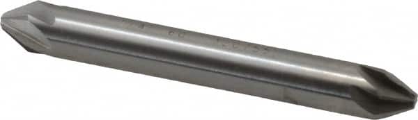 Hertel - 1/4" Head Diam, 1/4" Shank Diam, 6 Flute 60° High Speed Steel Countersink - Americas Industrial Supply