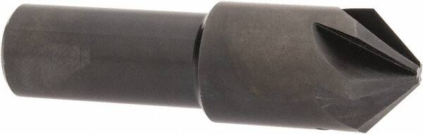 Hertel - 5/8" Head Diam, 1/2" Shank Diam, 6 Flute 90° High Speed Steel Countersink - Americas Industrial Supply