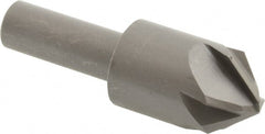 Hertel - 7/8" Head Diam, 1/2" Shank Diam, 6 Flute 90° High Speed Steel Countersink - Americas Industrial Supply