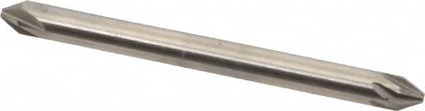 Hertel - 1/8" Head Diam, 1/8" Shank Diam, 6 Flute 60° High Speed Steel Countersink - Americas Industrial Supply