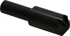 Hertel - 3/4" Head Diam, 1/2" Shank Diam, 6 Flute 120° High Speed Steel Countersink - Americas Industrial Supply