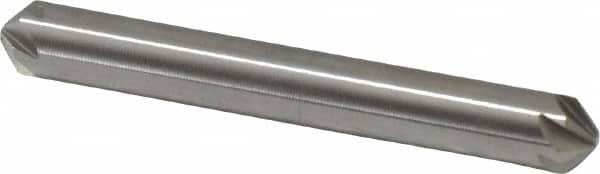 Hertel - 1/4" Head Diam, 1/4" Shank Diam, 6 Flute 100° High Speed Steel Countersink - Americas Industrial Supply