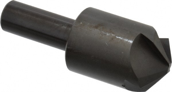 Hertel - 1" Head Diam, 1/2" Shank Diam, 4 Flute 120° High Speed Steel Countersink - Americas Industrial Supply