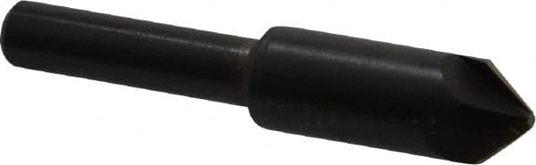 Hertel - 3/8" Head Diam, 1/4" Shank Diam, 4 Flute 82° High Speed Steel Countersink - Americas Industrial Supply