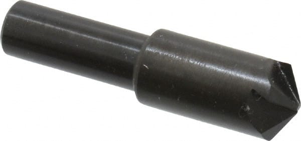 Hertel - 1/2" Head Diam, 3/8" Shank Diam, 4 Flute 120° High Speed Steel Countersink - Americas Industrial Supply