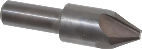 Hertel - 3/4" Head Diam, 1/2" Shank Diam, 4 Flute 60° High Speed Steel Countersink - Americas Industrial Supply