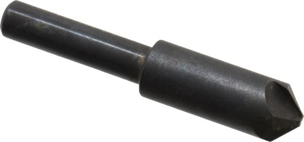 Hertel - 3/8" Head Diam, 1/4" Shank Diam, 4 Flute 100° High Speed Steel Countersink - Americas Industrial Supply