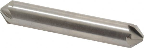 Hertel - 1/2" Head Diam, 1/2" Shank Diam, 6 Flute 90° High Speed Steel Countersink - Americas Industrial Supply
