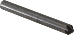 Hertel - 1/4" Head Diam, 1/4" Shank Diam, 6 Flute 100° High Speed Steel Countersink - Americas Industrial Supply