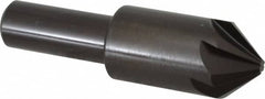Hertel - 3/4" Head Diam, 1/2" Shank Diam, 6 Flute 82° High Speed Steel Countersink - Americas Industrial Supply