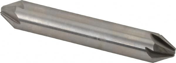 Hertel - 1/2" Head Diam, 1/2" Shank Diam, 6 Flute 60° High Speed Steel Countersink - Americas Industrial Supply