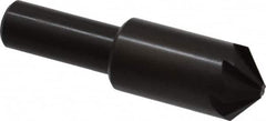 Hertel - 3/4" Head Diam, 1/2" Shank Diam, 6 Flute 100° High Speed Steel Countersink - Americas Industrial Supply