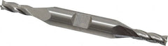 Hertel - 5mm, 9/16" LOC, 3/8" Shank Diam, 3-1/4" OAL, 4 Flute, Cobalt Square End Mill - Double End, Uncoated - Americas Industrial Supply