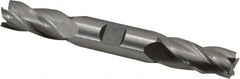 Hertel - 18mm, 1-5/8" LOC, 3/4" Shank Diam, 5-5/8" OAL, 4 Flute, High Speed Steel Square End Mill - Double End, Uncoated - Americas Industrial Supply