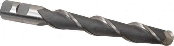 Hertel - 1" Diam, 6" LOC, 2 Flute High Speed Steel Ball End Mill - Uncoated, Single End, 8-1/2" OAL, 1" Shank Diam - Americas Industrial Supply