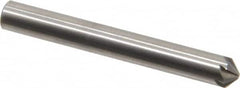 Hertel - 3/16" Head Diam, 3/16" Shank Diam, 6 Flute 100° Solid Carbide Countersink - Americas Industrial Supply