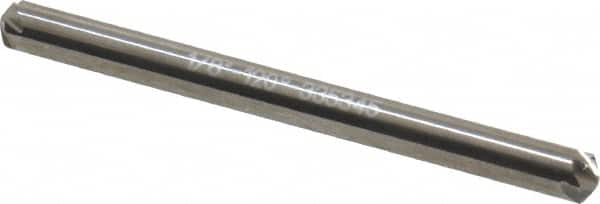Hertel - 1/8" Head Diam, 1/8" Shank Diam, 6 Flute 120° Solid Carbide Countersink - Americas Industrial Supply