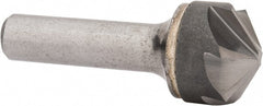 Hertel - 1" Head Diam, 1/2" Shank Diam, 6 Flute 120° Solid Carbide Countersink - Americas Industrial Supply