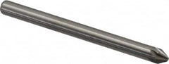 Hertel - 1/8" Head Diam, 1/8" Shank Diam, 6 Flute 60° Solid Carbide Countersink - Americas Industrial Supply