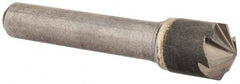 Hertel - 1/2" Head Diam, 3/8" Shank Diam, 6 Flute 120° Solid Carbide Countersink - Americas Industrial Supply