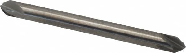 Hertel - 1/8" Head Diam, 1/8" Shank Diam, 4 Flute 60° Solid Carbide Countersink - Americas Industrial Supply