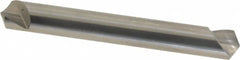 Hertel - 1/4" Head Diam, 1/4" Shank Diam, 1 Flute 120° Solid Carbide Countersink - Americas Industrial Supply