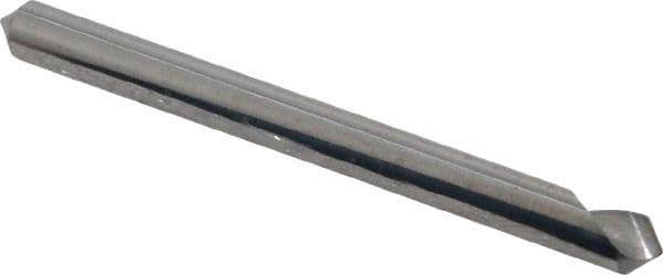 Hertel - 1/8" Head Diam, 1/8" Shank Diam, 1 Flute 90° Solid Carbide Countersink - Americas Industrial Supply
