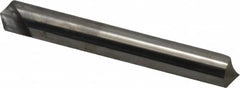 Hertel - 1/4" Head Diam, 1/4" Shank Diam, 1 Flute 110° Solid Carbide Countersink - Americas Industrial Supply