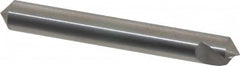 Hertel - 1/4" Head Diam, 1/4" Shank Diam, 1 Flute 100° Solid Carbide Countersink - Americas Industrial Supply
