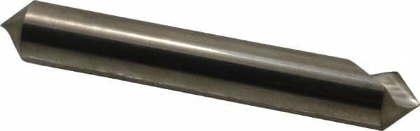 Hertel - 3/8" Head Diam, 3/8" Shank Diam, 1 Flute 90° Solid Carbide Countersink - Americas Industrial Supply