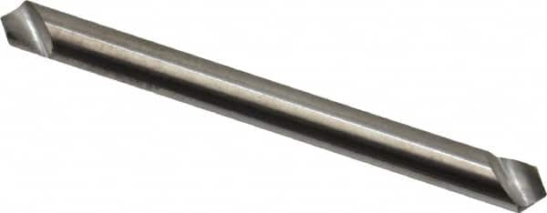 Hertel - 1/8" Head Diam, 1/8" Shank Diam, 1 Flute 100° Solid Carbide Countersink - Americas Industrial Supply