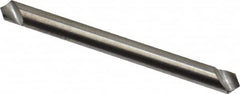 Hertel - 1/8" Head Diam, 1/8" Shank Diam, 1 Flute 100° Solid Carbide Countersink - Americas Industrial Supply