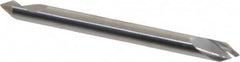Hertel - 1/8" Head Diam, 1/8" Shank Diam, 1 Flute 60° Solid Carbide Countersink - Americas Industrial Supply