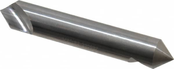 Hertel - 1/2" Head Diam, 1/2" Shank Diam, 1 Flute 82° Solid Carbide Countersink - Americas Industrial Supply
