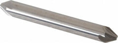Hertel - 1/4" Head Diam, 1/4" Shank Diam, 4 Flute 60° Solid Carbide Countersink - Americas Industrial Supply