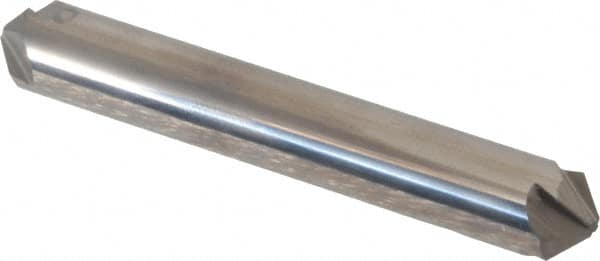 Hertel - 3/8" Head Diam, 3/8" Shank Diam, 4 Flute 100° Solid Carbide Countersink - Americas Industrial Supply