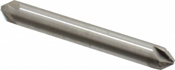 Hertel - 1/4" Head Diam, 1/4" Shank Diam, 4 Flute 82° High Speed Steel Countersink - Americas Industrial Supply