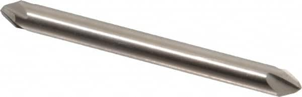 Hertel - 3/16" Head Diam, 3/16" Shank Diam, 4 Flute 60° High Speed Steel Countersink - Americas Industrial Supply