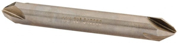Hertel - 1/4" Head Diam, 1/4" Shank Diam, 4 Flute 60° High Speed Steel Countersink - Americas Industrial Supply