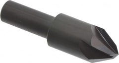 Hertel - 3/4" Head Diam, 1/2" Shank Diam, 4 Flute 60° High Speed Steel Countersink - Americas Industrial Supply