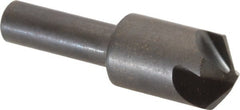 Hertel - 5/8" Head Diam, 3/8" Shank Diam, 4 Flute 110° High Speed Steel Countersink - Americas Industrial Supply