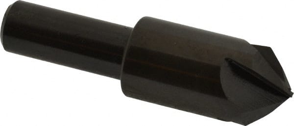 Hertel - 3/4" Head Diam, 1/2" Shank Diam, 4 Flute 90° High Speed Steel Countersink - Americas Industrial Supply