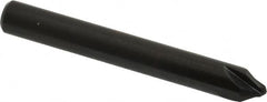 Hertel - 1/4" Head Diam, 1/4" Shank Diam, 4 Flute 60° High Speed Steel Countersink - Americas Industrial Supply